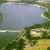 Vue aérienne de l'étang de Sault