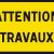 panneau travaux